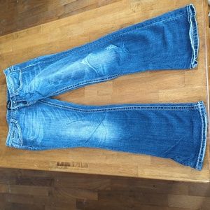 Express Rerock Boot Cut Jeans 4R